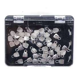 50Pcs/Box Dental Orthodotic Lingual Button Braces Bondable Lingual Buttons With Traction Hooks, Mesh Base(Traction Hook Rectangular)