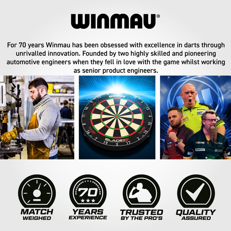 WINMAU Darts Galactics 26g 90% Professional Tungsten Steel Tip Darts