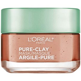 L'Oreal Paris Skin Care Pure Clay Mask Purify and Mattify, 1.7 Ounce, máscara (Mask Exfoliate And Refine Pores)