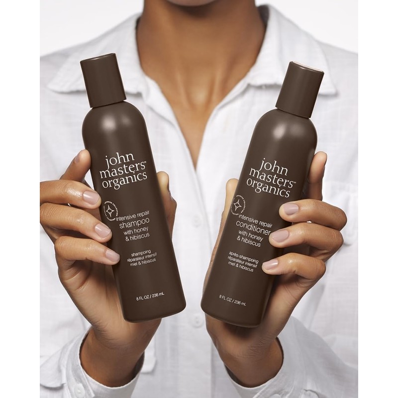 John Masters Organics Intensive Repair Shampoo with Honey & Hibiscus