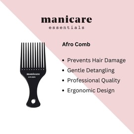 Manicare Afrokamm Schwarz