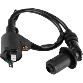 Alrens Motorcycle Spark Coil Ignition Coil 50cc Ignition Coil Spark Plug High Voltage Ignition Wire for GY6 Engine 169cc Dirtbike 125cc Moped dirtbike
