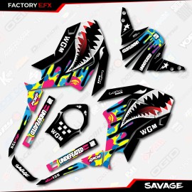 Factory EFX CMYK Savage Graphics kit fit Honda Grom 125 2013 2014 2015 2016 MSX125 Sticker 1