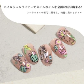 Coikaze Gel Nail Liner Top Foil Gel Liner 10ml Set of 2 Icing Gel Liner Art Gel Parts Nail Supplies Visual Gel Liner Gel