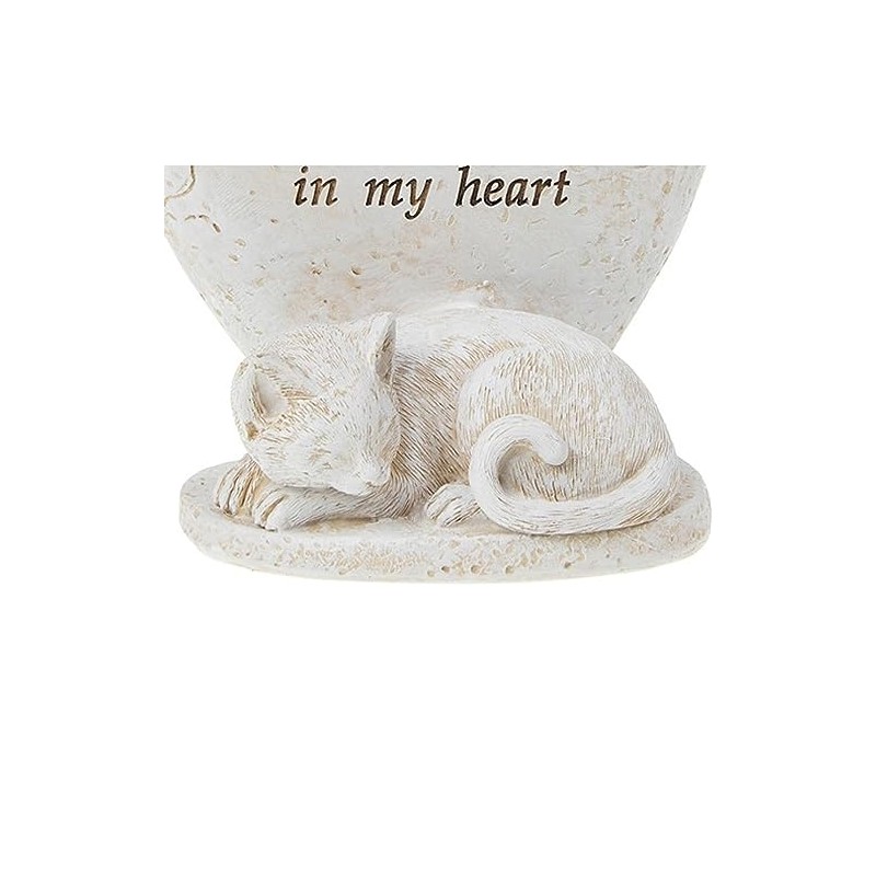 Widdle Gifts Cat Pet Memorial Heart Grave Ornament 11cm x