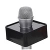 SUPVOX 1pc Professional Interview Microphone Logo Flag Station Design for