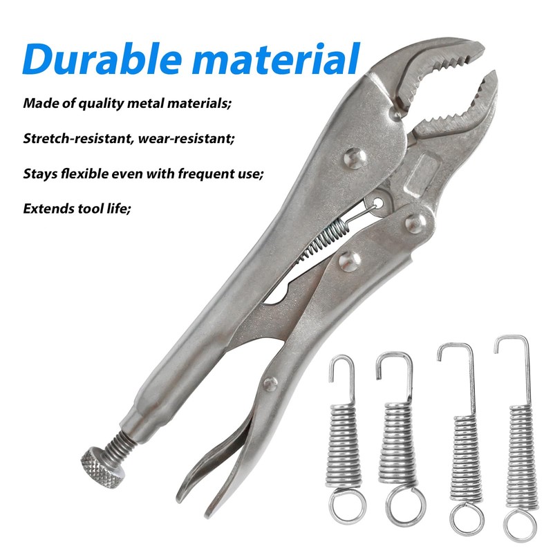 24pcs Vise Grip Spring Clamp, Carbon Steel Replacement Springs for