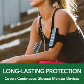 Curad® Kendra Dandy CGM Patches (25-Count) | 3.13" x 4.13" Exclusive Continuous Glucose Monitor Patches | Waterproof and Easy-Peel Continuous Blood Glucose Monitor Patch for Consistent Application