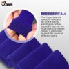 JBM Finger Sleeves 5Pack Sport Finger Brace Protector Compression Sleeve