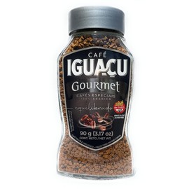 Cafe Iguacu Gourmet Equilibrado Arabica Freeze Dried Instant Coffee 90 grams Product of Brazil