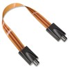 Goupchn Ultra Flat Ghost Wire Flat RG6 Coax Jumper Cable