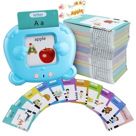 224 Sight Words 112 Cards Toddler Toys Talking Flash Cards for 1 2 3 4 5 6 Year Old Boys and Girls, Autism Sensory Toys for Autistic Children, Learning Educational Montessori Speech Therapy Kids Gifts:_Blue