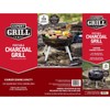 Steel Portable Charcoal Grill, Black, New - Pack Size: Single,
