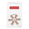 60pcs 312 Sound Aid Button Battery Long Lasting BTE Sound