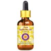 Deve Herbes Pure Safflower Oil (Carthamus tinctorius) with Glass Dropper