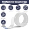 Window Weather Sealing Tape, Transparent Weather Stripping for Doors Windows