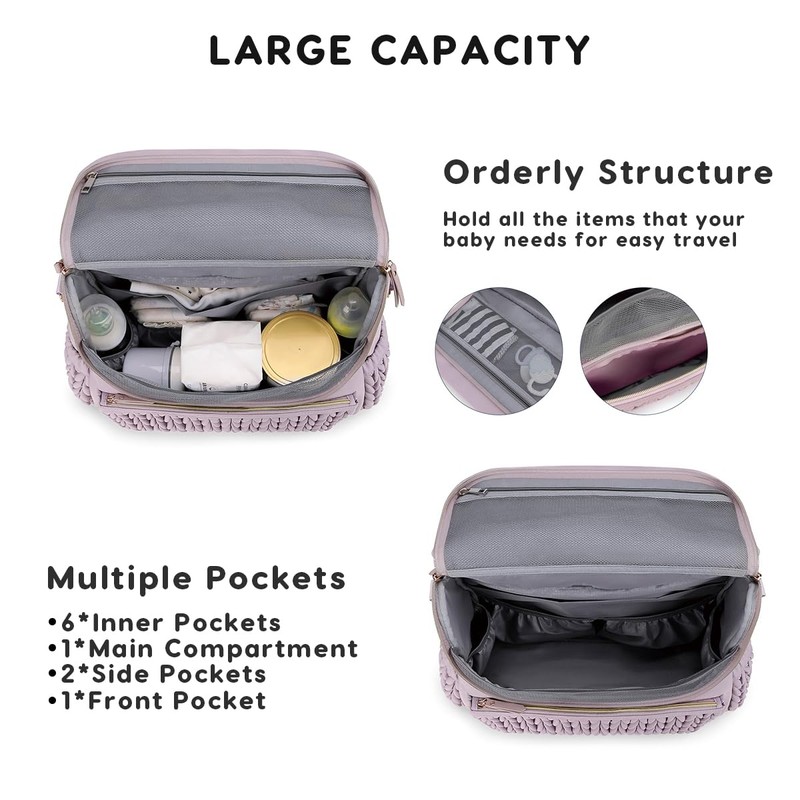 SONARIN Convertible Diaper Bag Backpack Waterproof Nappy Changing Bag Travel