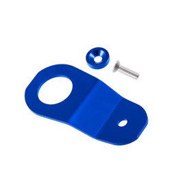 HEROFFIX Engine Water Tank Radiator Bracket Radiator Stay Mount Bracket and Washer Kit for Honda Civic 1996-2000 Aluminum Alloy Blue 1 Set Replace Parts