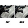 Priprilod Gray Perforated Leather Driver Side Bottom Seat Cover Compatible