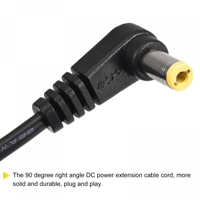 sourcing map 5.5mm x 2.1mm 90 Degree Right Angle DC