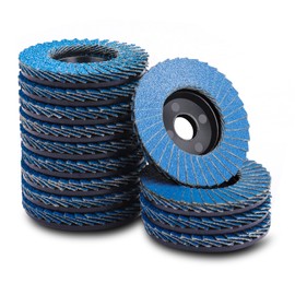 MOGRQAP 12 Pack Angle Grinder Discs, 75mm Flap Discs Polishing Rough Corners 120 Grit Grinder Sanding Discs for Metal Wood Steel