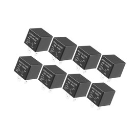 Motoforti 8 Pcs Car Relay 4 Pin 12V 40Amp SPST Model JD2912-1H-12VDC 40A 14VDC Automotive Relay Switches Long-Lasting