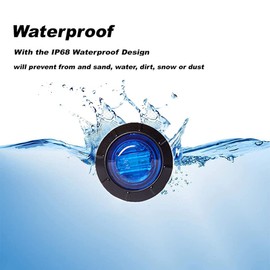 FICBOX 10Pcs 3/4 Inch LED Marker lights Signal Light 12V for Trailer Truck Bus Van(Blue)