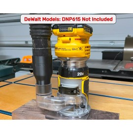 HuttonTOOLS 1-7/8" Dust Hose Adapters for DeWalt Trim Routers (DCW600B & DWP611)