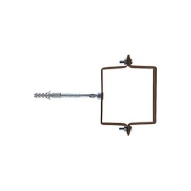 Fischer SCP-V 100 mm Collare Marrone Testa di Moro per Pluviali e Grondaie, con Tassello 10 mm, 501319
