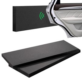 Spurtar Garage Wall Protector, 2 Pack Garage Car Door Protector and Mesh Fabric Thick Adhesive Padding, Resilient EVA Foam Car Door Bumper Guards for Parking Aid, 14.5" x 5.5“x 2 pcs