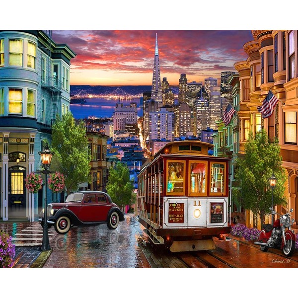 San Francisco Trolley Jigsaw Puzzle 1000 Puzzle