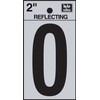 2" Self Stick Reflective Letter Number [Set of 10] Number: