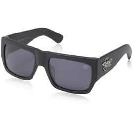 Black Flys Casino Flys Wayfarer Sunglasses, Matte Black, 54 mm