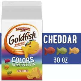 Pepperidge Farm Goldfish Crackers Cheddar Colors - 30 Oz.