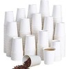 HOT BARGAINS, 100 x 12oz Single Wall White Paper Cups