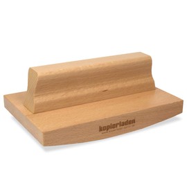 Weighing stamp 15 x 10 cm with your own texts, logos or motifs - large rolling stamp made of beech wood