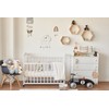 3 Fitted Sheets 40 x 80 cm Organic Cotton White