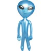 2' Blue Inflatable Martian Alien Prop Toy Decoration by Rhode