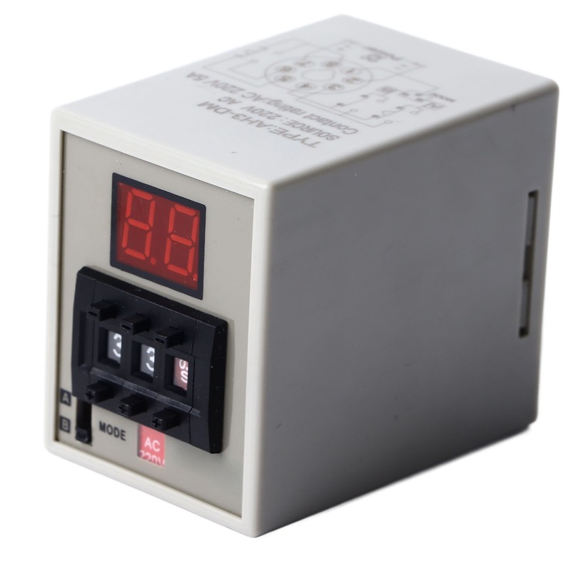 Delay Timer Relay Digital Display Stable Easy Controlled Delay Relay