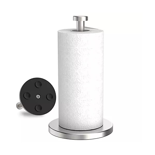 VEHHE Paper Towel Holder Countertop Standing Paper Towel Roll Holder