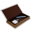 Decorative Books with White Faux Leather,Decorative Book Box for Home