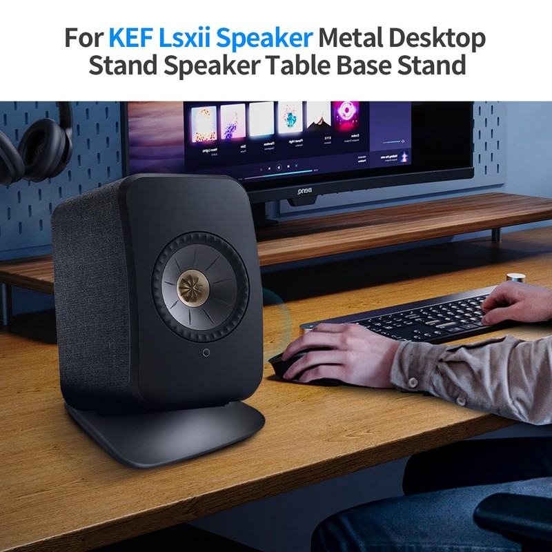 1pcs for Kef Speaker Stand Studio Speaker Desktop Holder Wedge