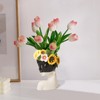 Bechivie 8In Face Vase for Flowers, Unique Female Head Vase