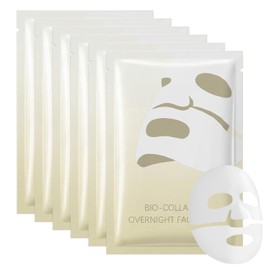 6 Stück Collagen Maske,Overnight Kollagen Maske,Gesicht Kollagenmaske Für Das Gesicht Collagen Face Mask Straffend Und Anti-Aging Spendet Feuchtigkeit Und Pflegt Die Haut Reduziert Feine