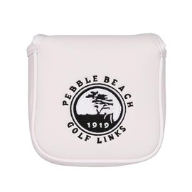 Golf Headcover Putter Cover for Center Shaft Small Odyssey 2 Ball Tailor Made Spider Putter Magnetic Closure Tree (White, Square Center Shaft)