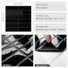 DEWOO Black Rectangle Peel and Stick Subway Backsplash Self Adhesive