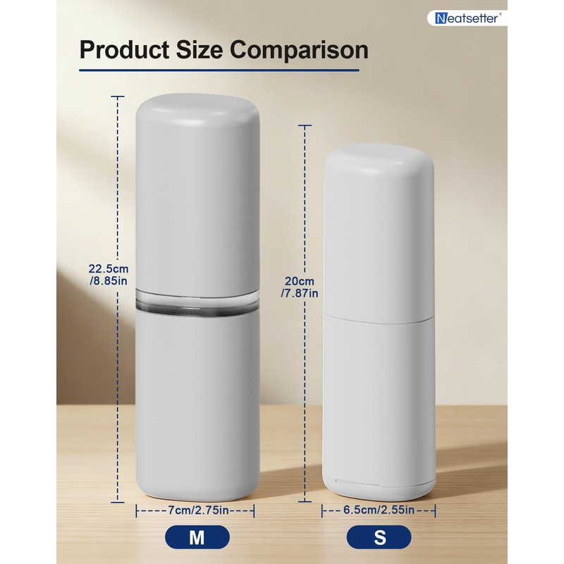 Travel Toothbrush Case & Cup Set – Sleek Toothbrush Holder