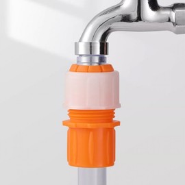 Faucet hose spiral plastic hose connection tab connection parts Orange 25ea