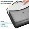 A4 Plastic Wallets with Popper, STARVAST 5 Pack A4 Plastic