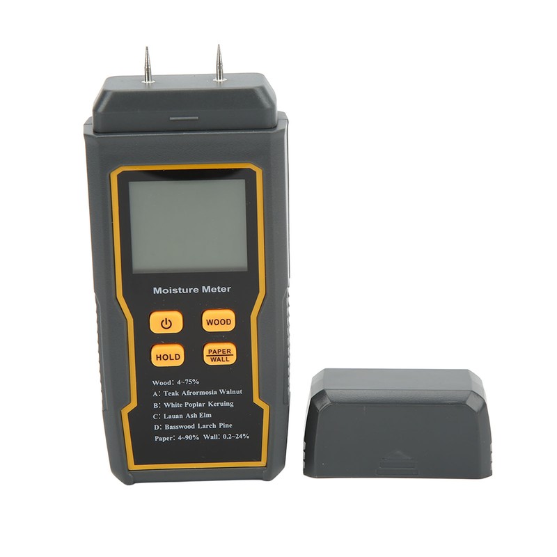 Pin Type Digital Moisture Meter 4 Measurement Modes Backlight LCD